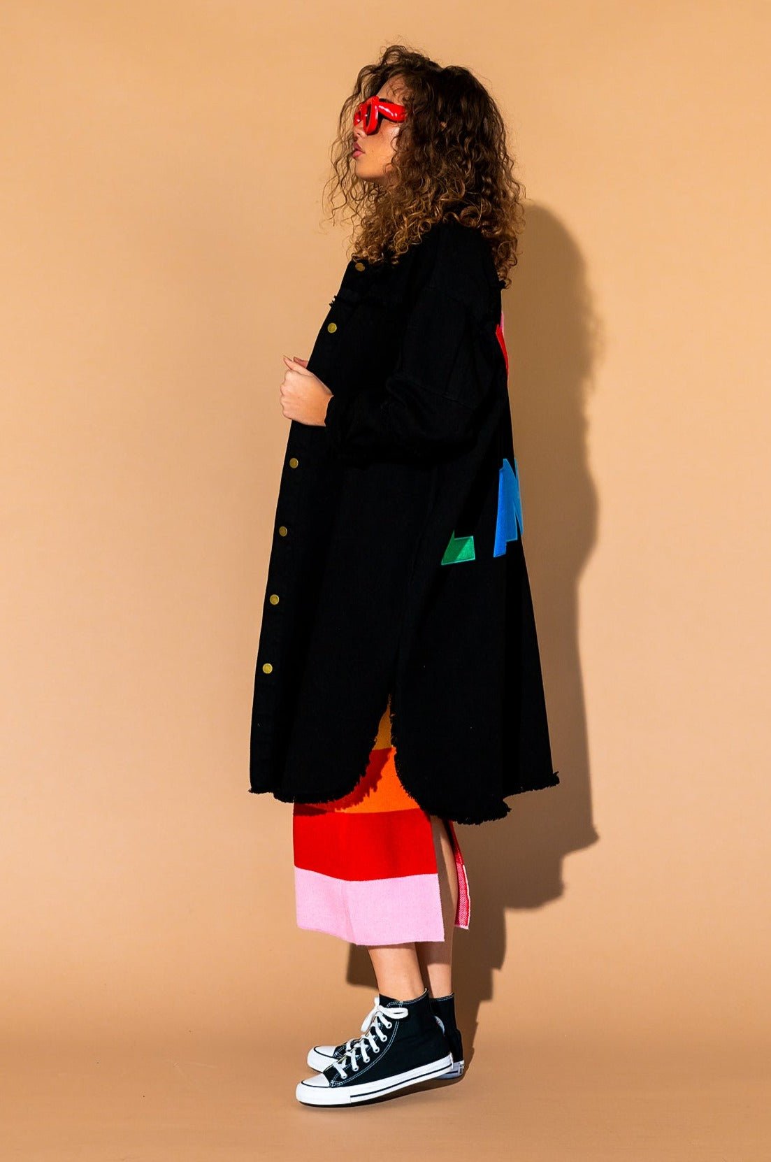 Already Famous Oversized Grunge Trucker Jacket