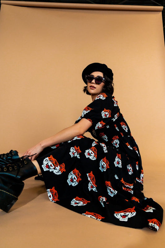 Feeling Fierce Smocked Dress