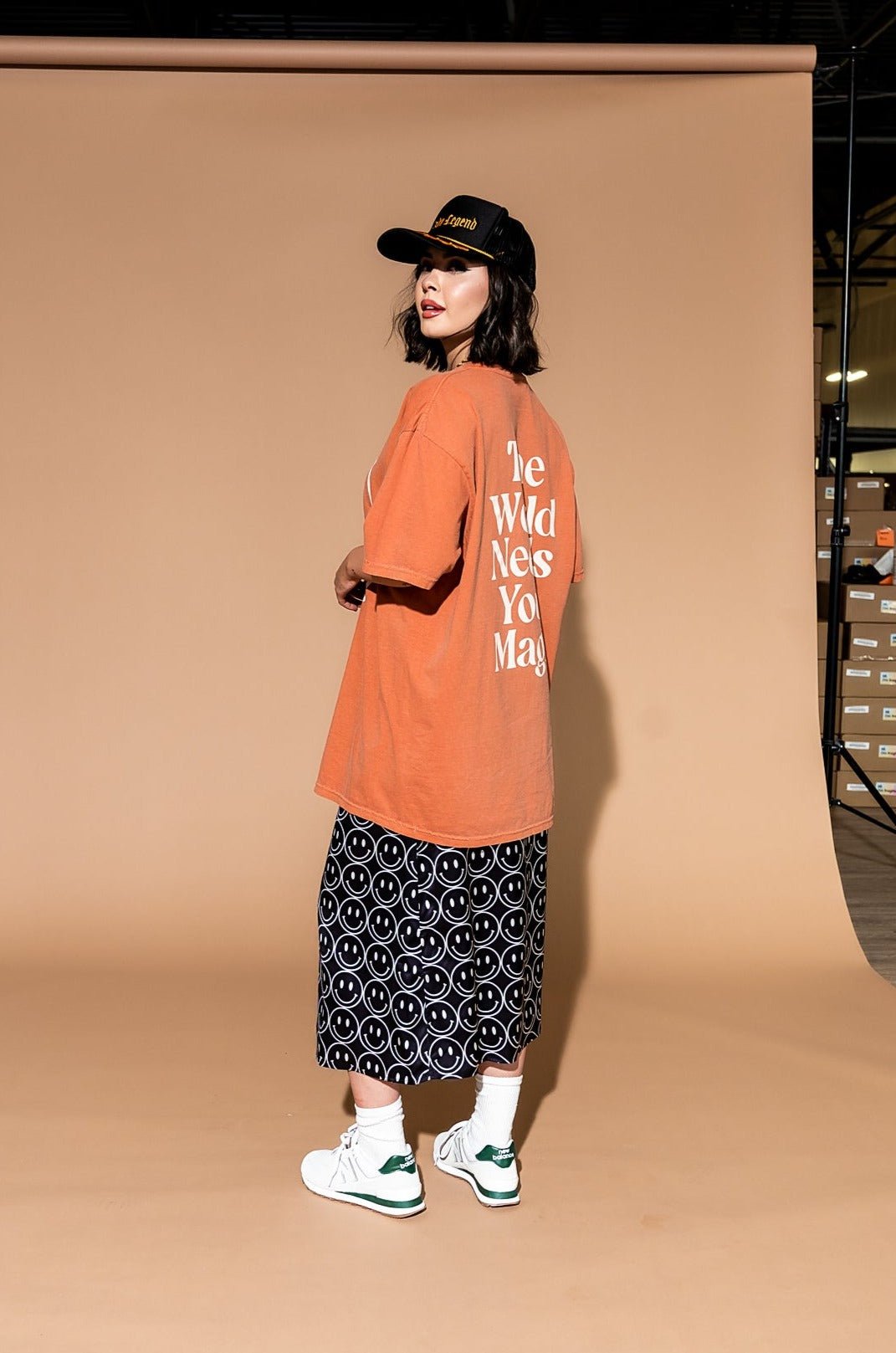 The World Needs Your Magic Oversized Tee in Sunset