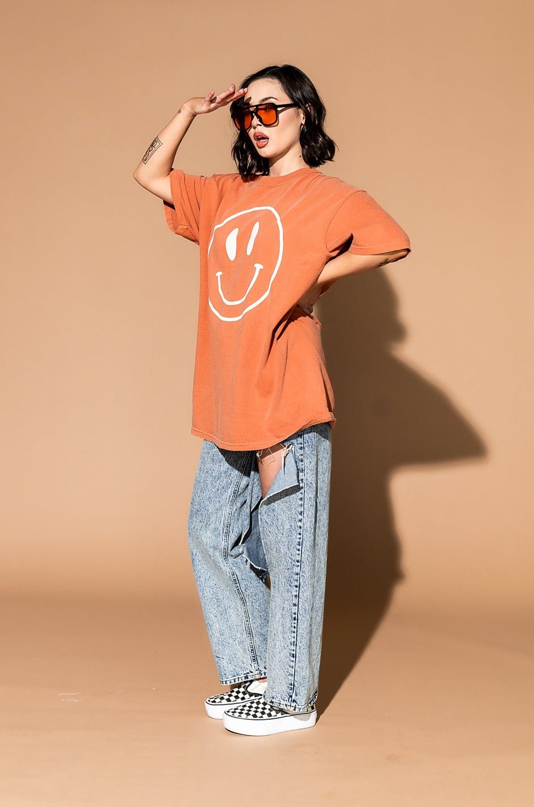 The World Needs Your Magic Oversized Tee in Sunset