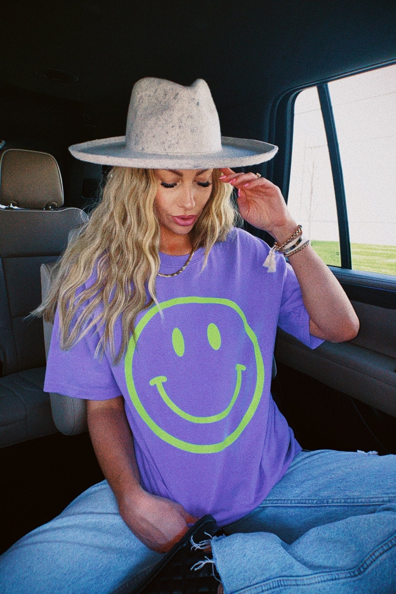 The World Needs Your Magic Tee in Lavender + Neon