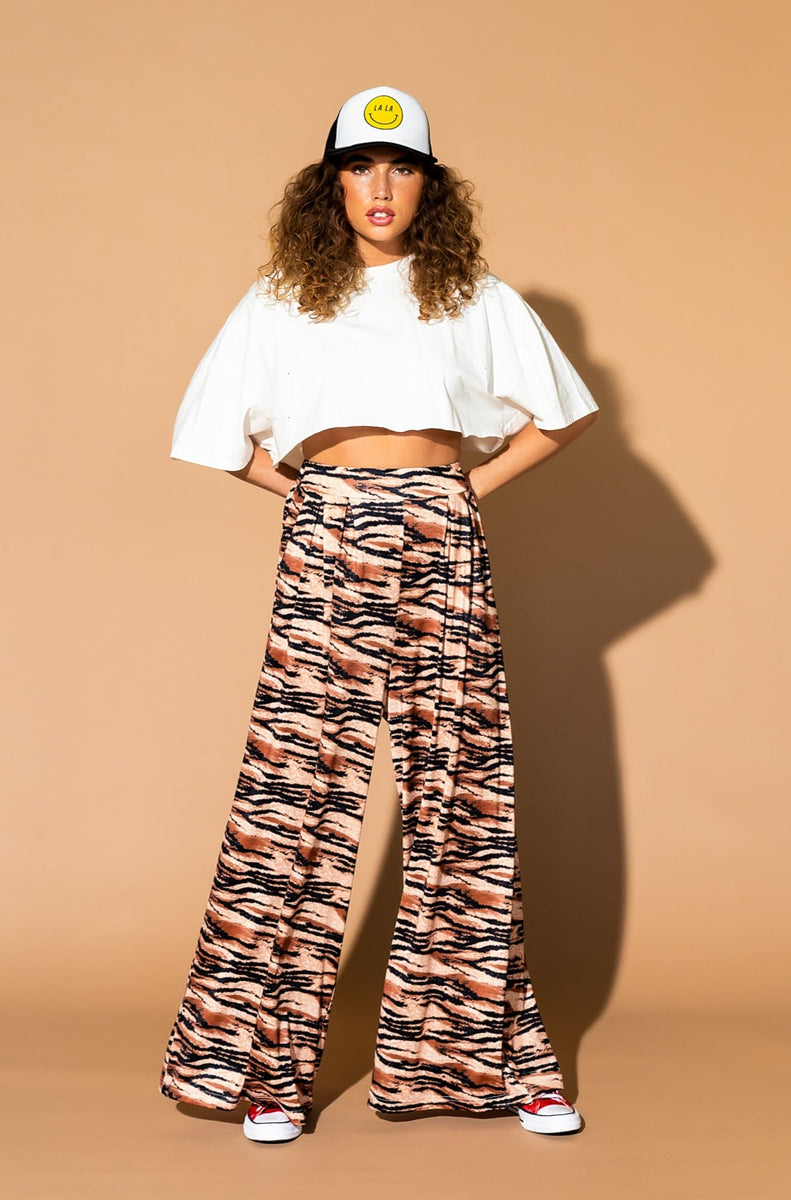 LALA ORIGINAL: Comfy + Chic Trousers in Tigress – Dressed in Lala