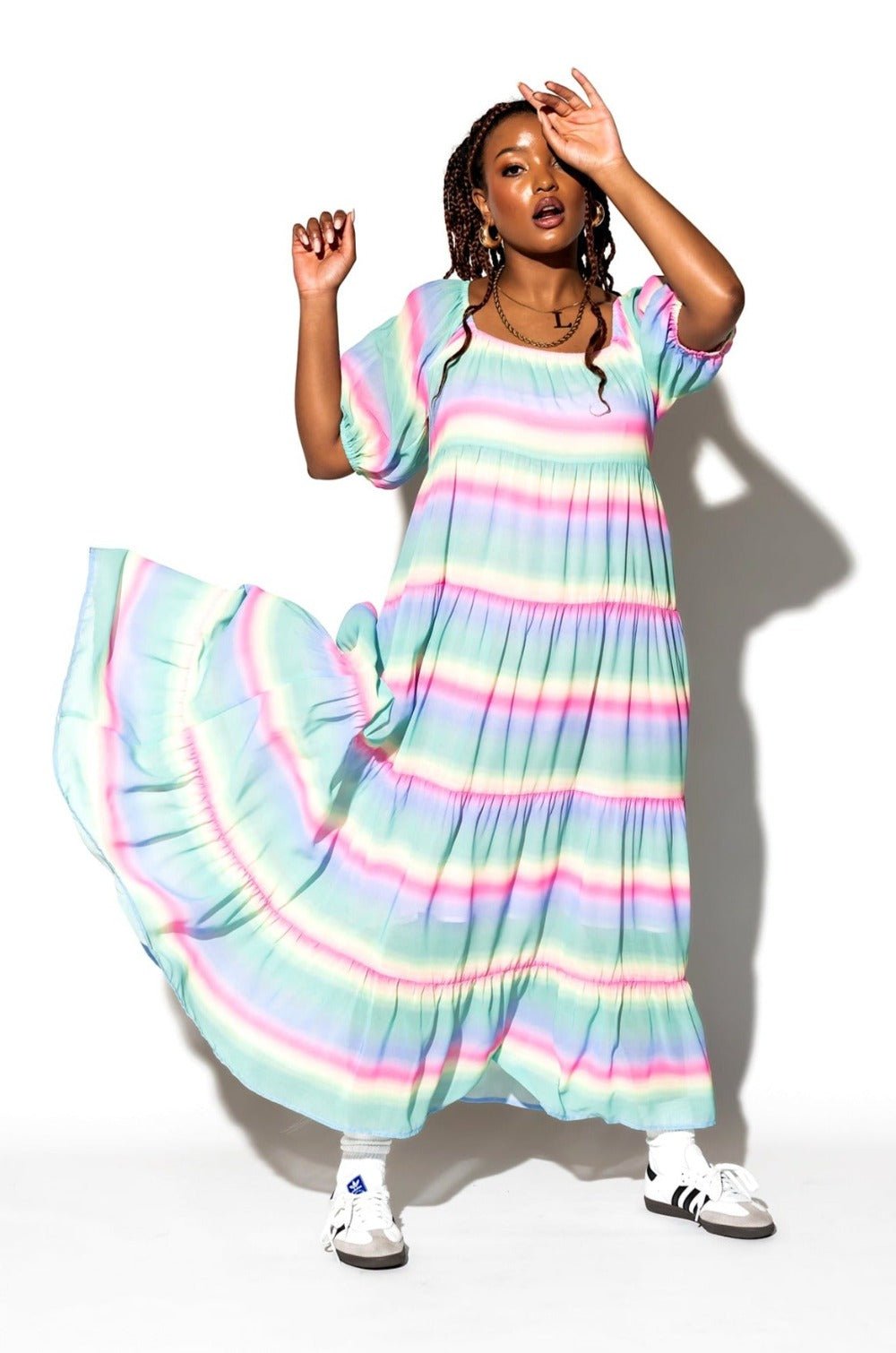 Lucky Lady Maxi Dress in Sugar High