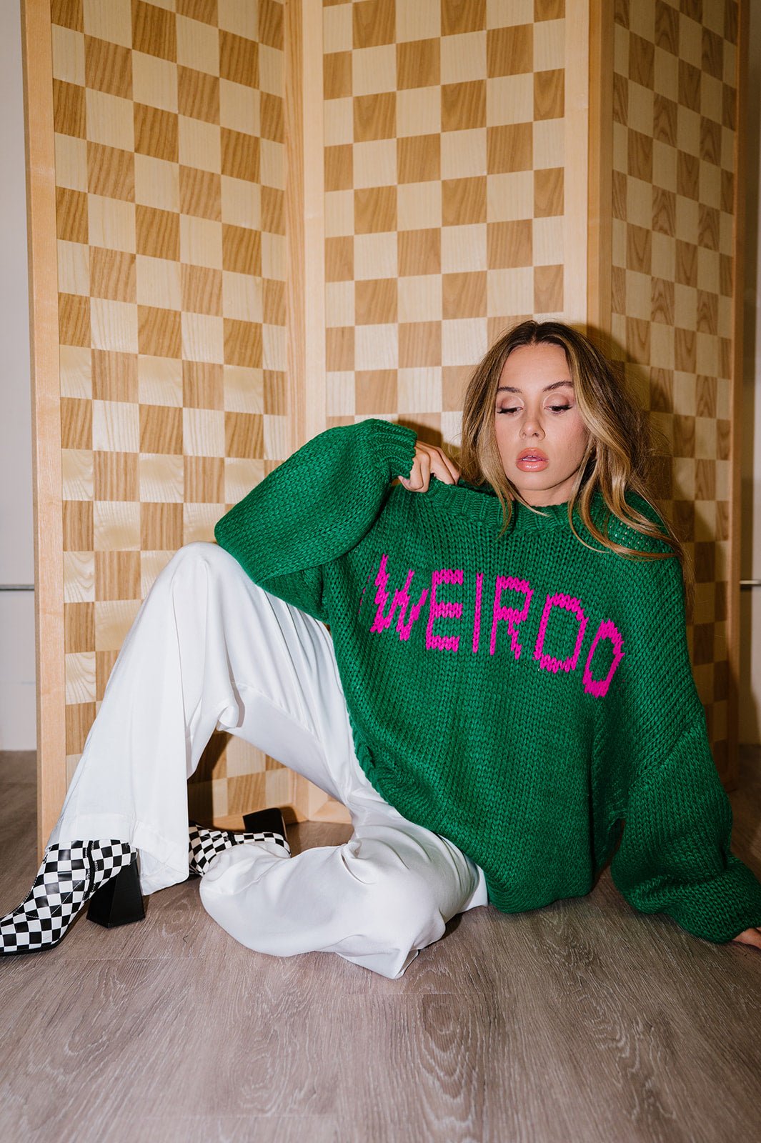 I’m A Weirdo Slouchy Knit