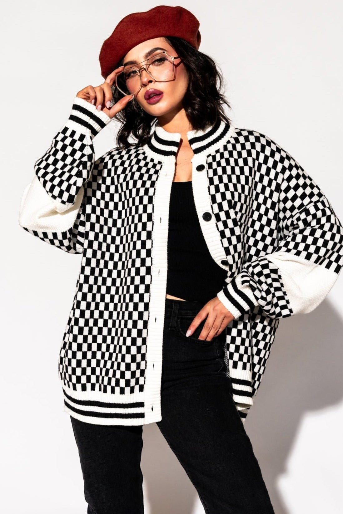 dressed in lala jersey Weirdo Ranch Waffle Knit Hockey Jersey L/XL