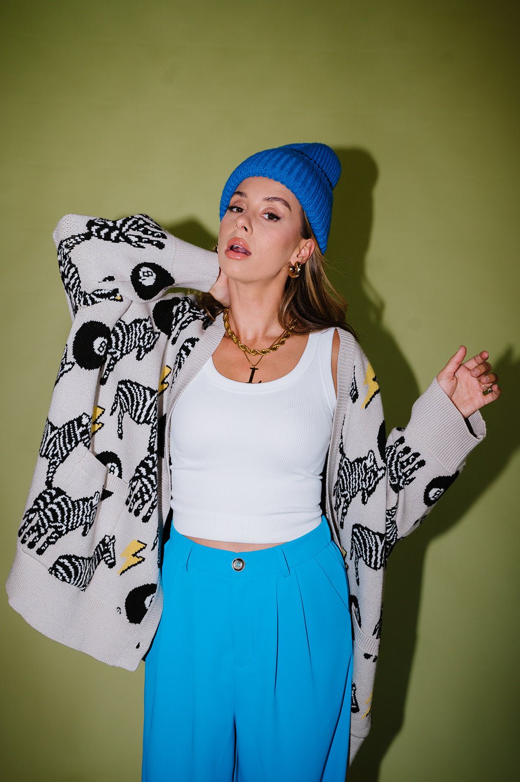 LALA ORIGINAL: Good Luck Charm Oversized Cardigan *RESTOCKED* - Dressed in Lala