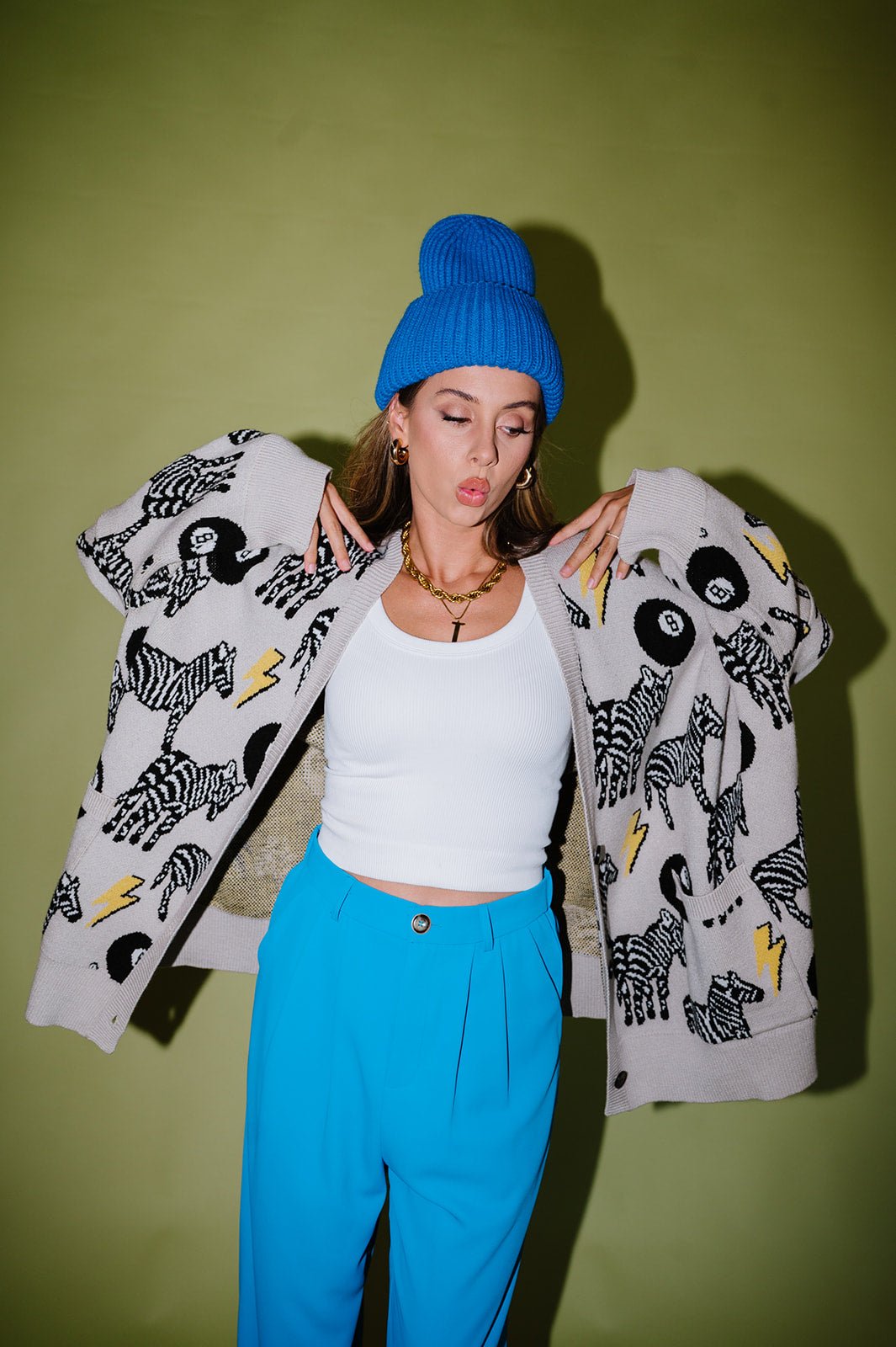 LALA ORIGINAL: Good Luck Charm Oversized Cardigan *RESTOCKING SOON* - Dressed in Lala