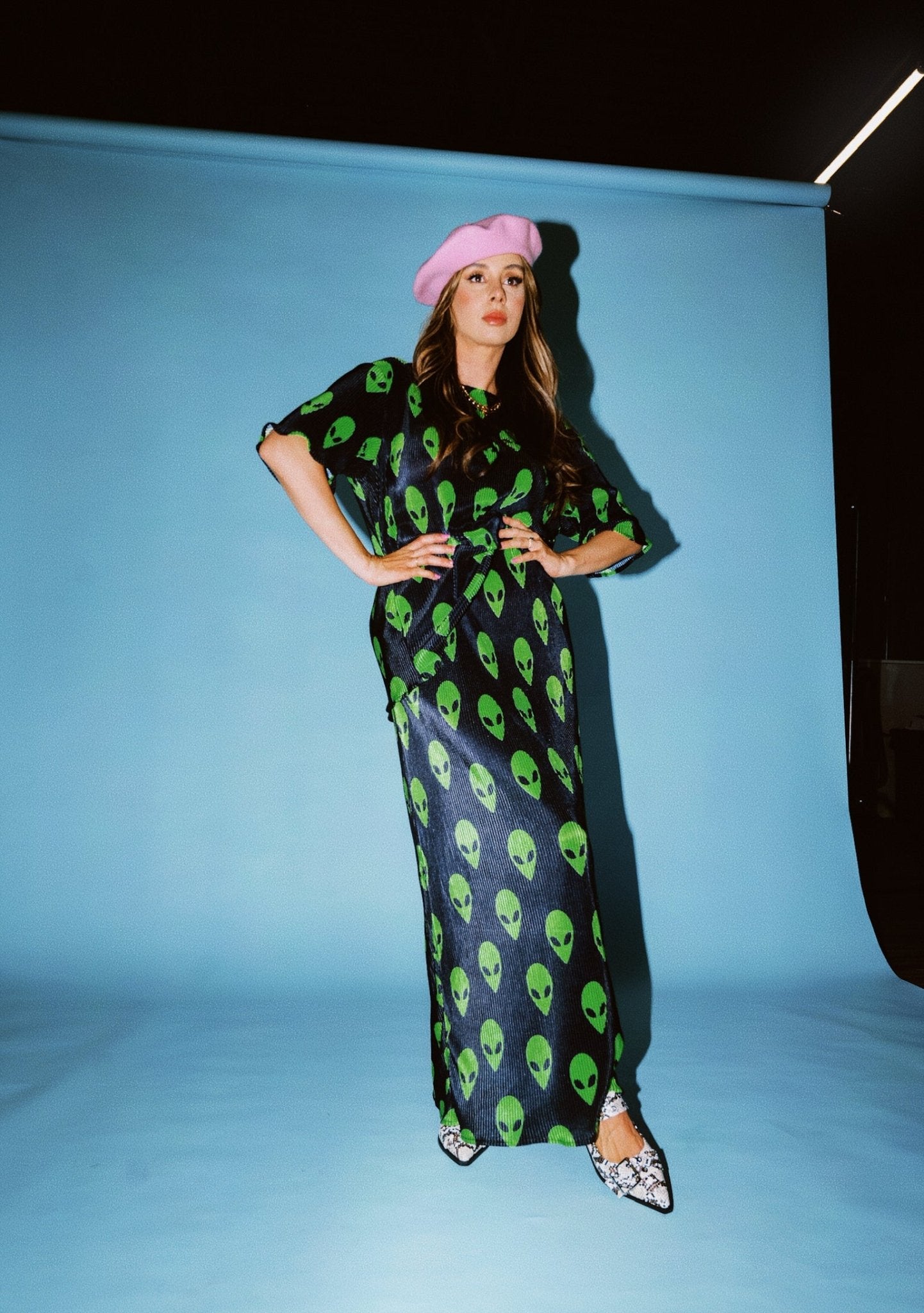 LALA ORIGINAL: Grunge Girl Plisse Set in Homesick - Dressed in Lala