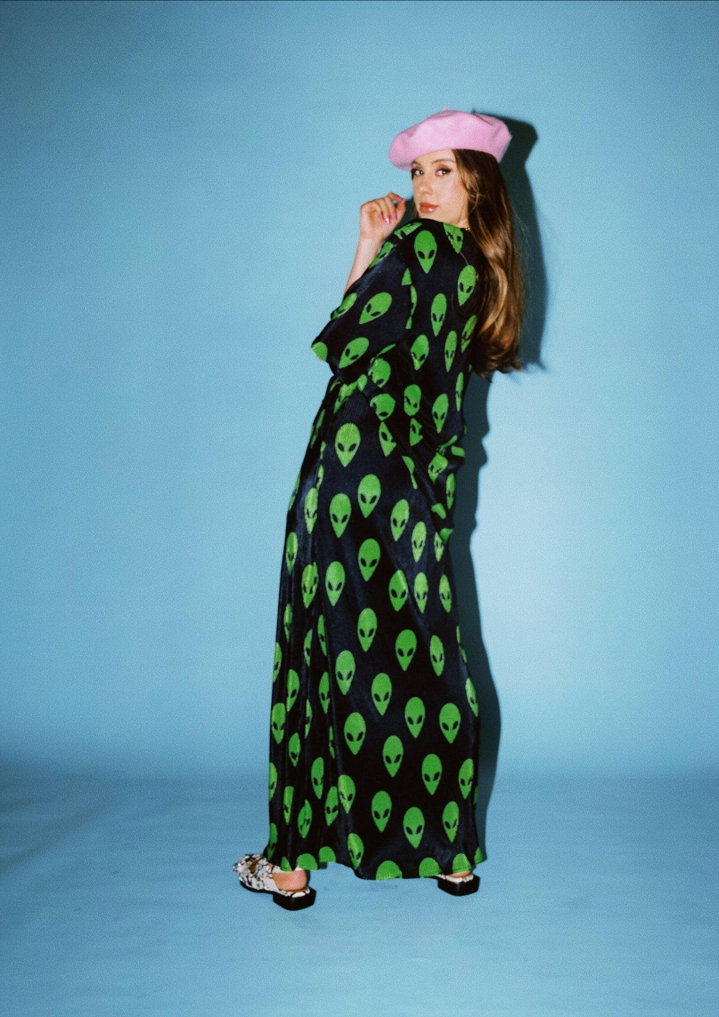 LALA ORIGINAL: Grunge Girl Plisse Set in Homesick - Dressed in Lala