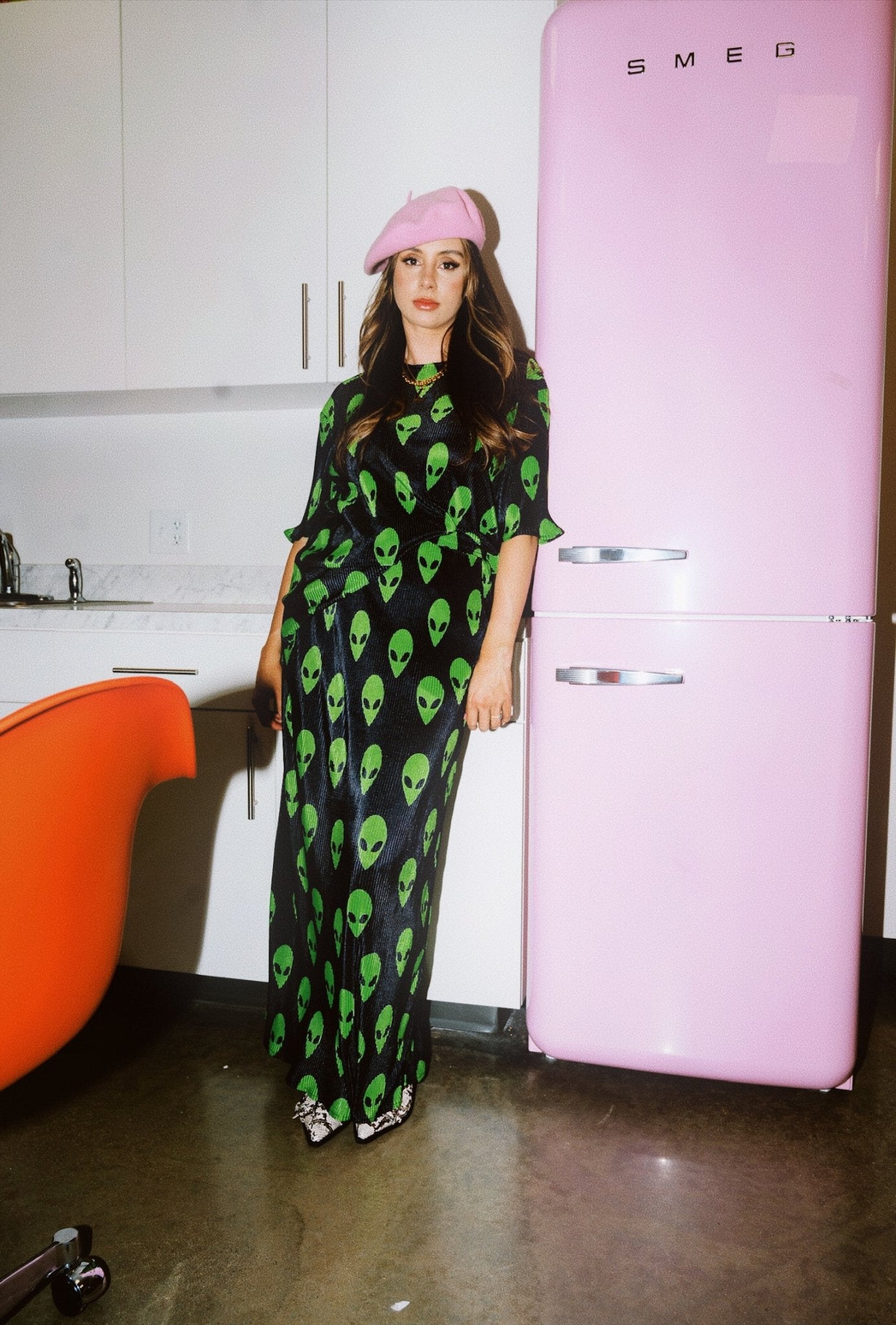 LALA ORIGINAL: Grunge Girl Plisse Set in Homesick - Dressed in Lala