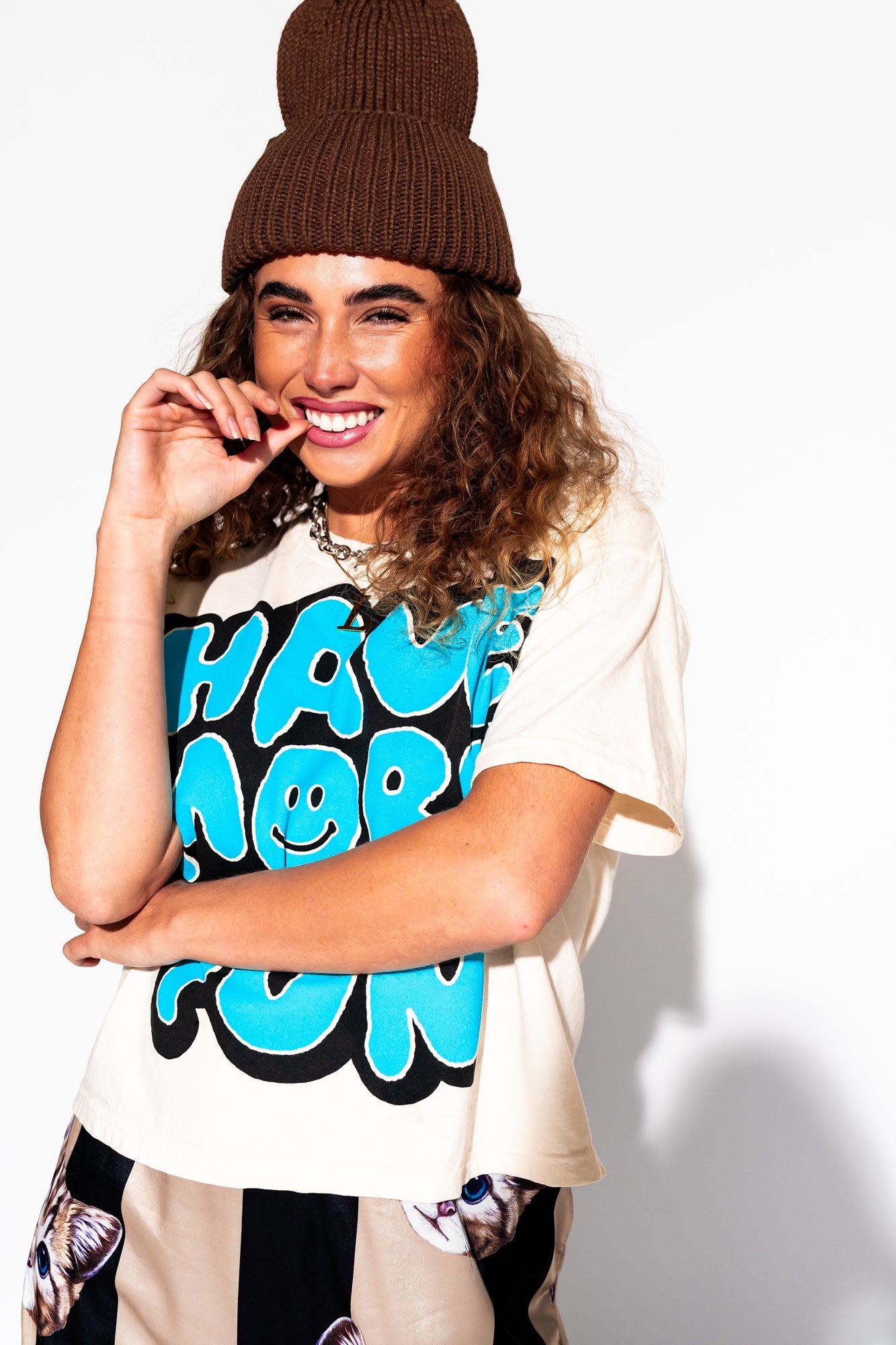 LALA ORIGINAL: Lala Said To Have More Fun Boxy Tee - Dressed in Lala