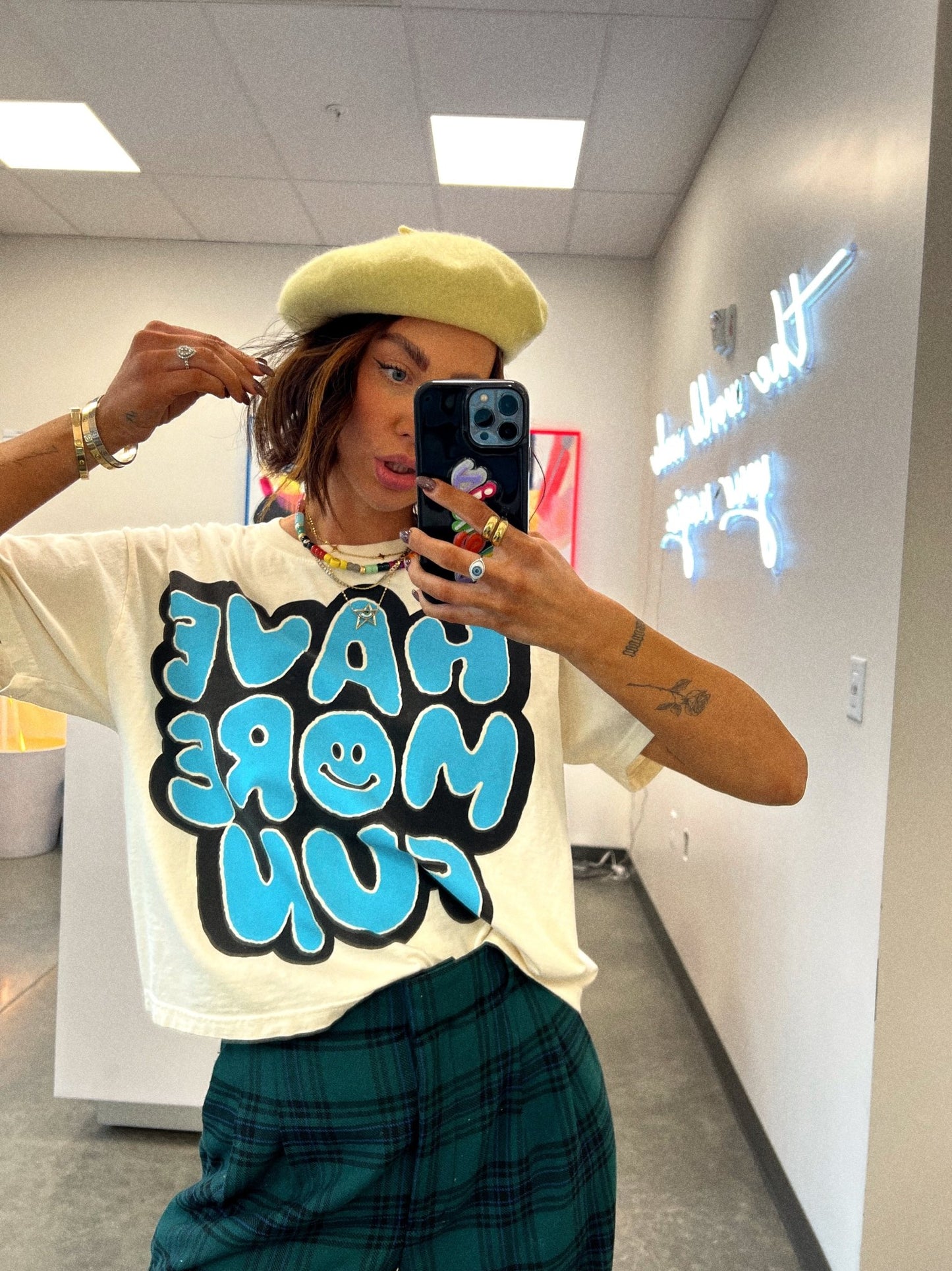 LALA ORIGINAL: Lala Said To Have More Fun Boxy Tee - Dressed in Lala