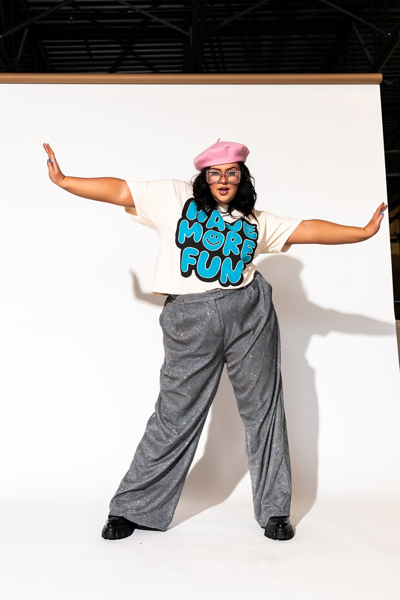 LALA ORIGINAL: Lala Said To Have More Fun Boxy Tee - Dressed in Lala