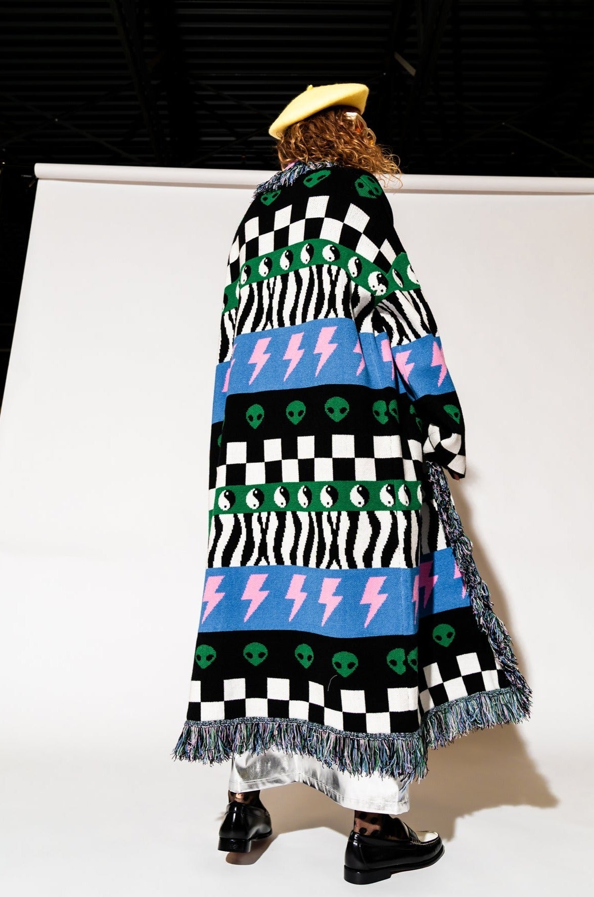 LALA ORIGINAL: Luxe Fringe Blanket Cardigan in Wonderstruck 2.0 - Dressed in Lala