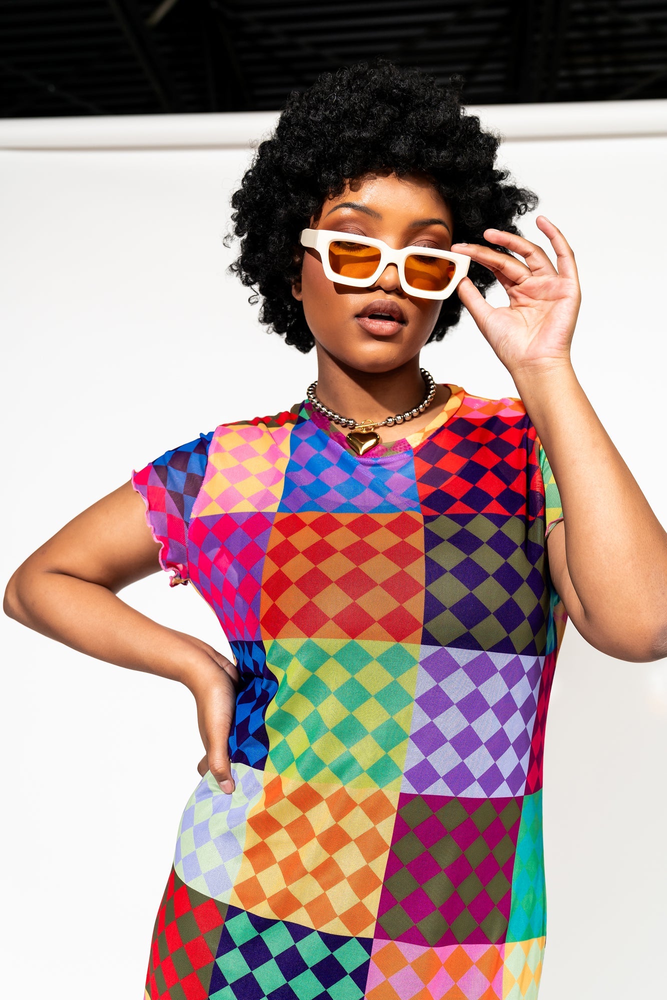 LALA ORIGINAL: Mad About You Mesh Dress + Slip in Fun House - Dressed in Lala