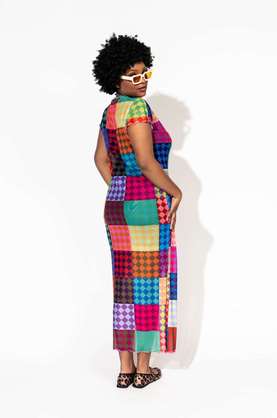 LALA ORIGINAL: Mad About You Mesh Dress + Slip in Fun House - Dressed in Lala