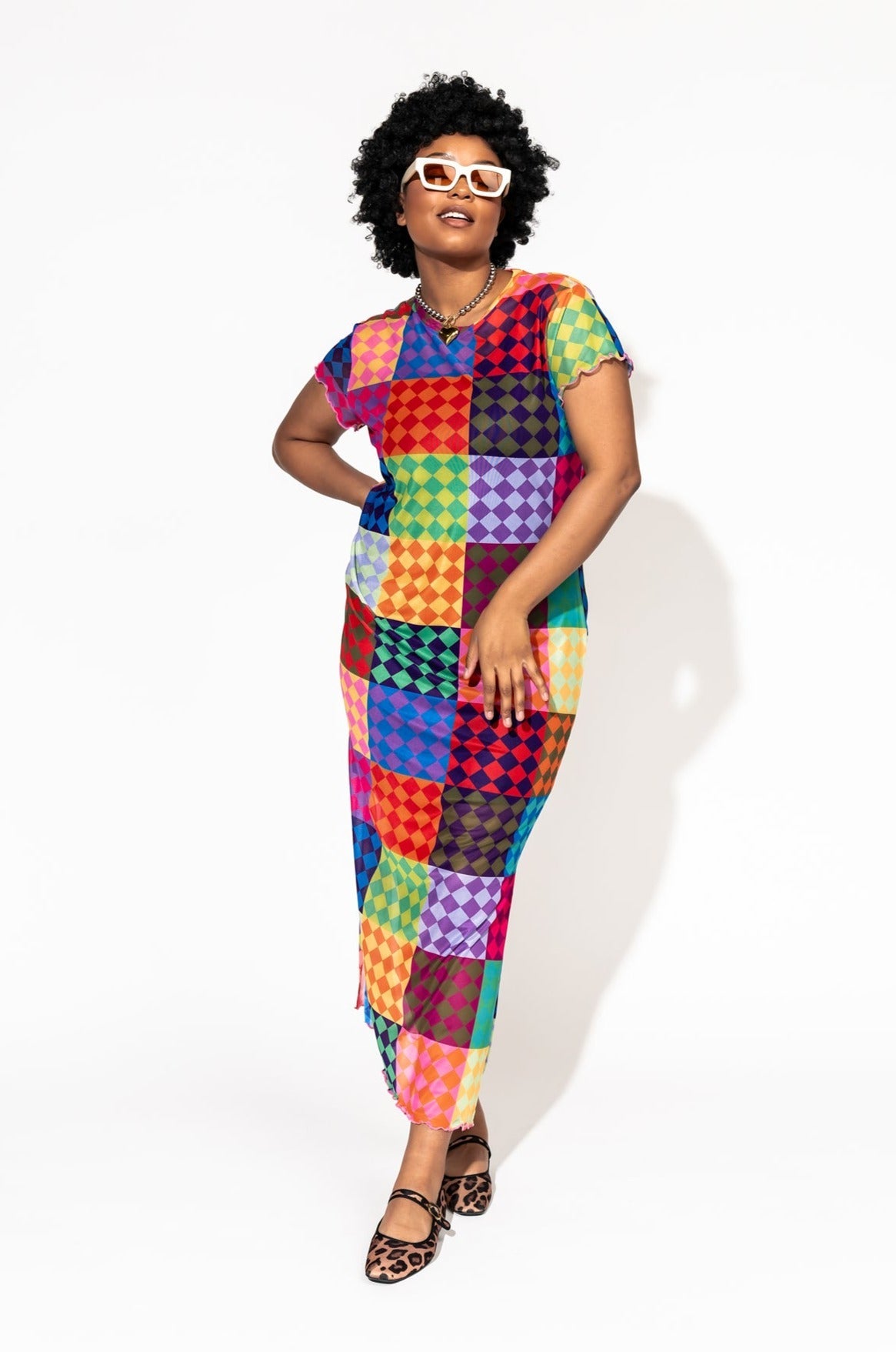 LALA ORIGINAL: Mad About You Mesh Dress + Slip in Fun House - Dressed in Lala