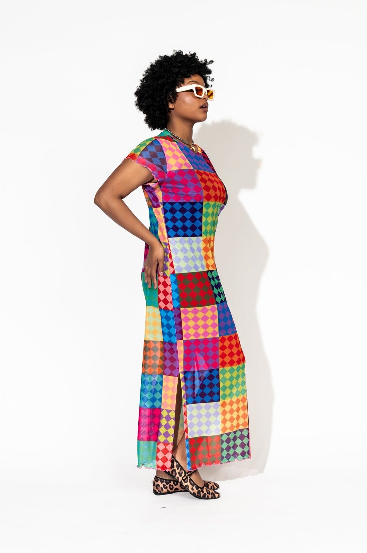 LALA ORIGINAL: Mad About You Mesh Dress + Slip in Fun House - Dressed in Lala
