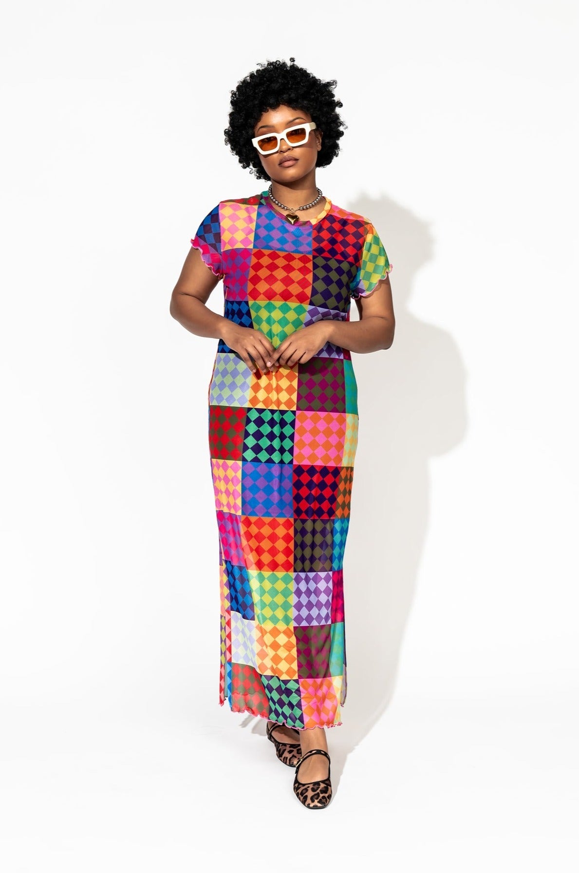 LALA ORIGINAL: Mad About You Mesh Dress + Slip in Fun House - Dressed in Lala