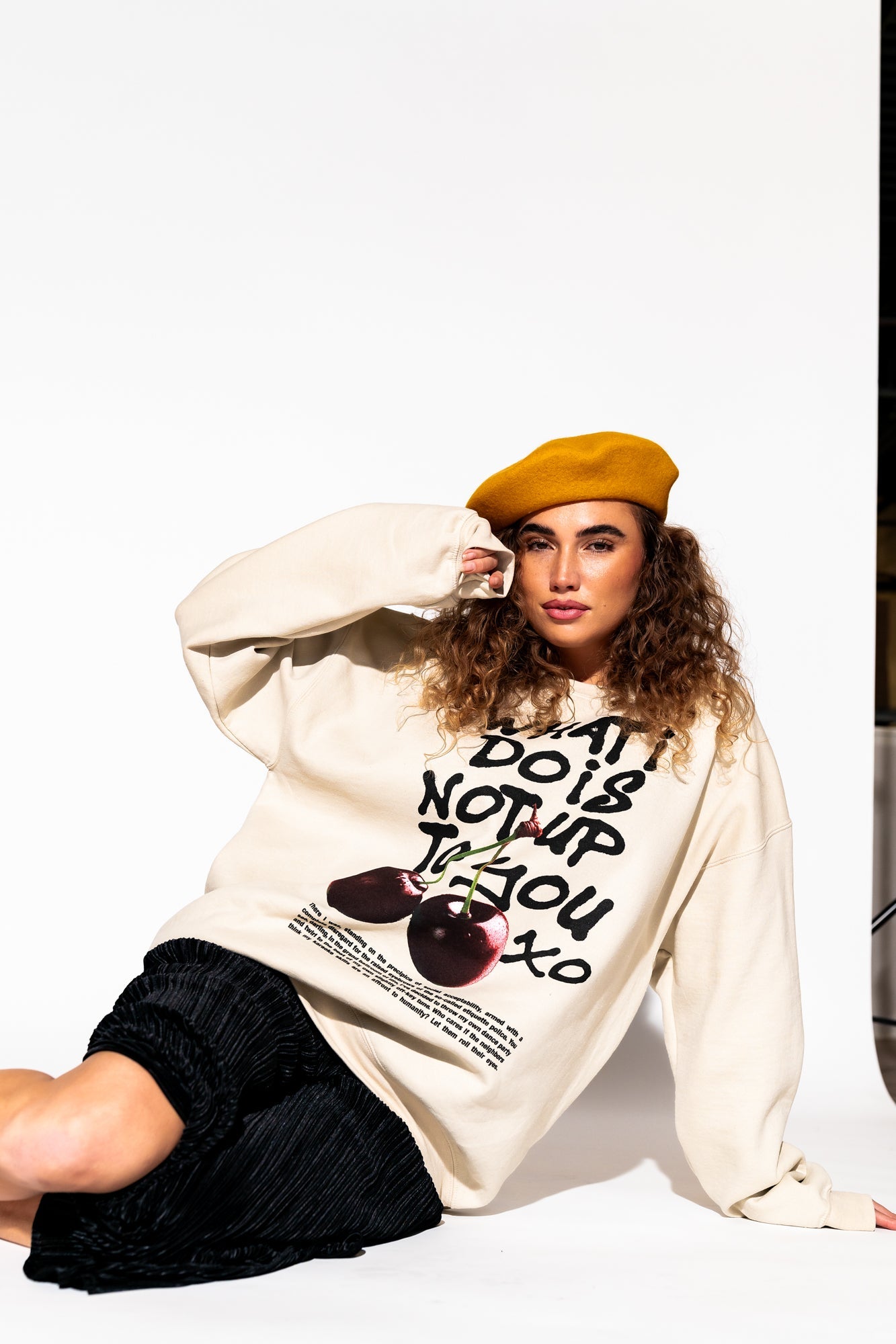 LALA ORIGINAL: Not Up To You Oversized Pullover - Dressed in Lala