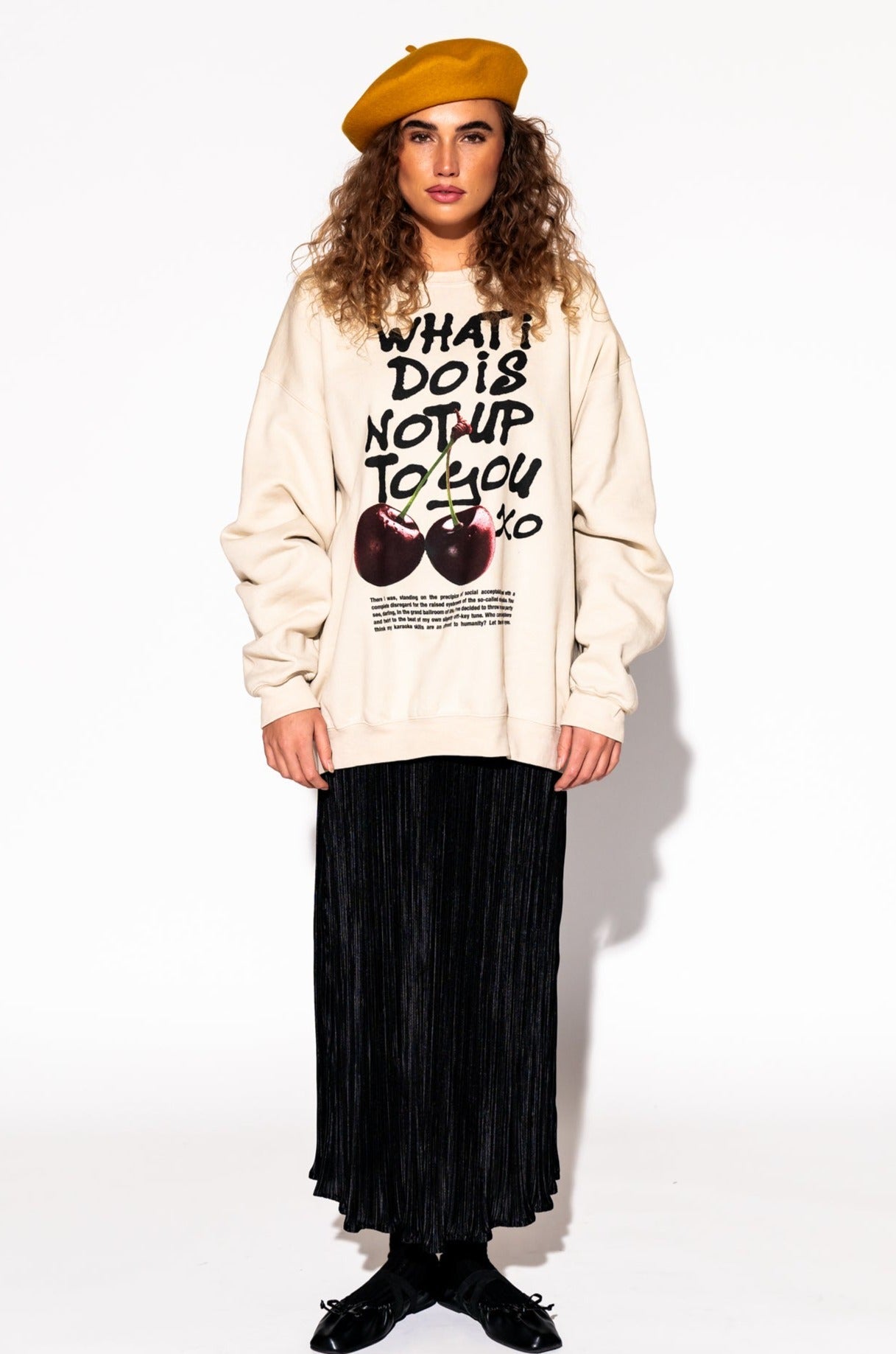 LALA ORIGINAL: Not Up To You Oversized Pullover - Dressed in Lala