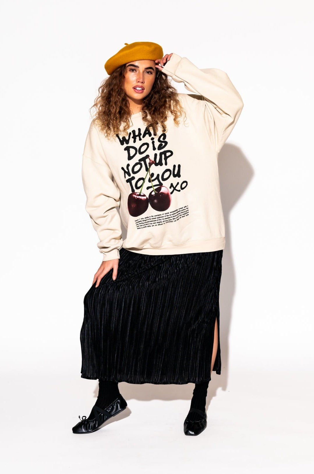 LALA ORIGINAL: Not Up To You Oversized Pullover - Dressed in Lala