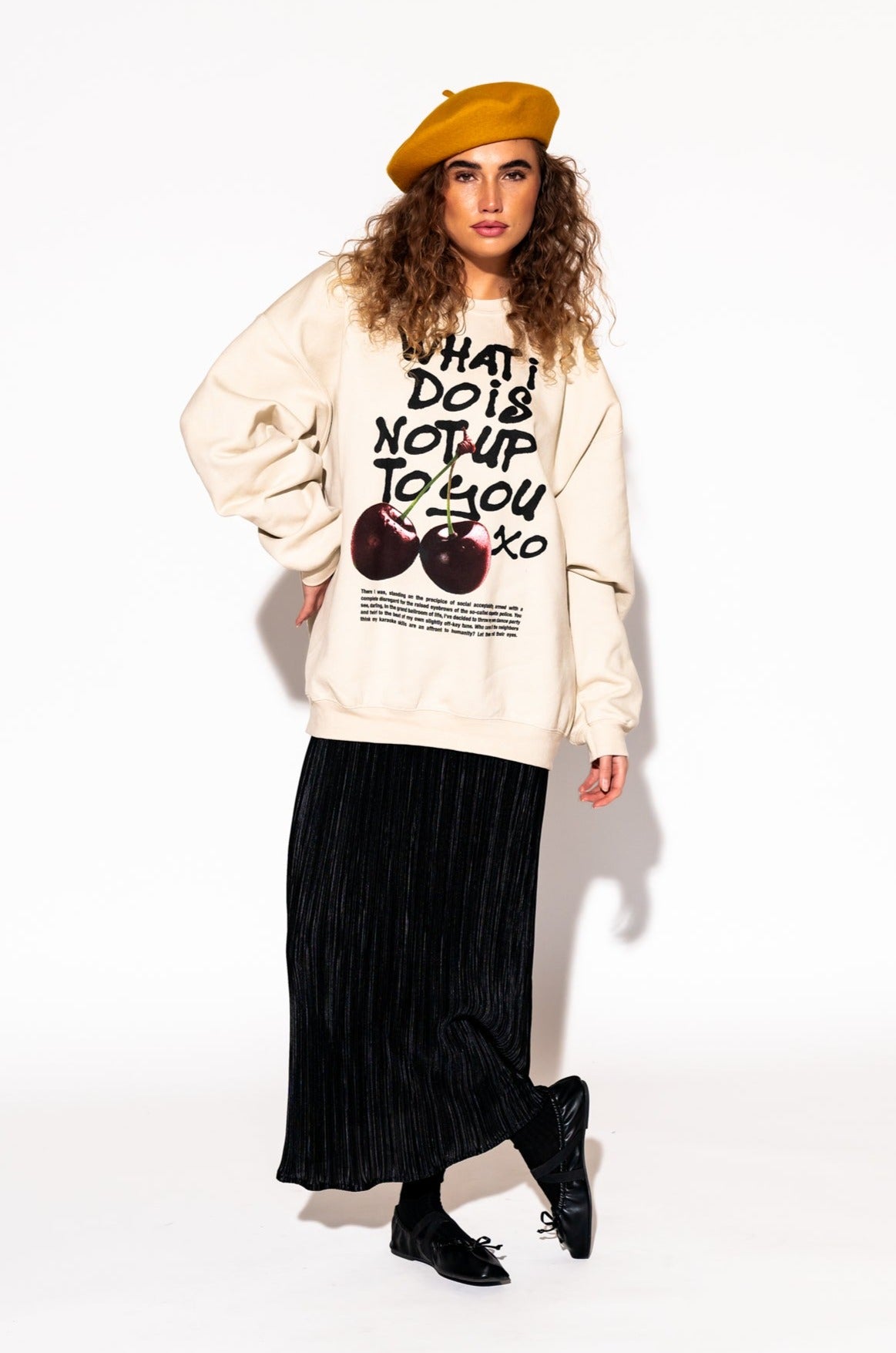 LALA ORIGINAL: Not Up To You Oversized Pullover - Dressed in Lala