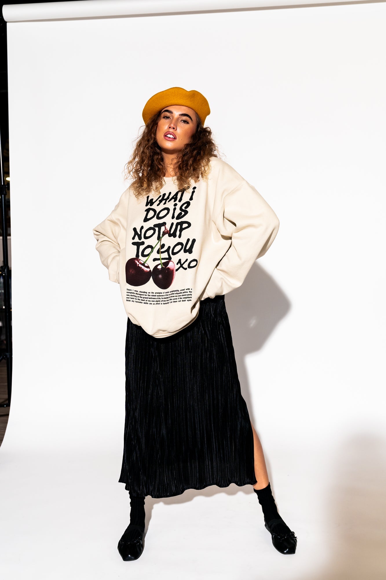 LALA ORIGINAL: Not Up To You Oversized Pullover - Dressed in Lala