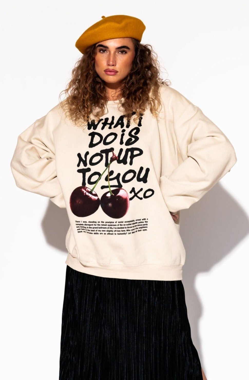 LALA ORIGINAL: Not Up To You Oversized Pullover - Dressed in Lala