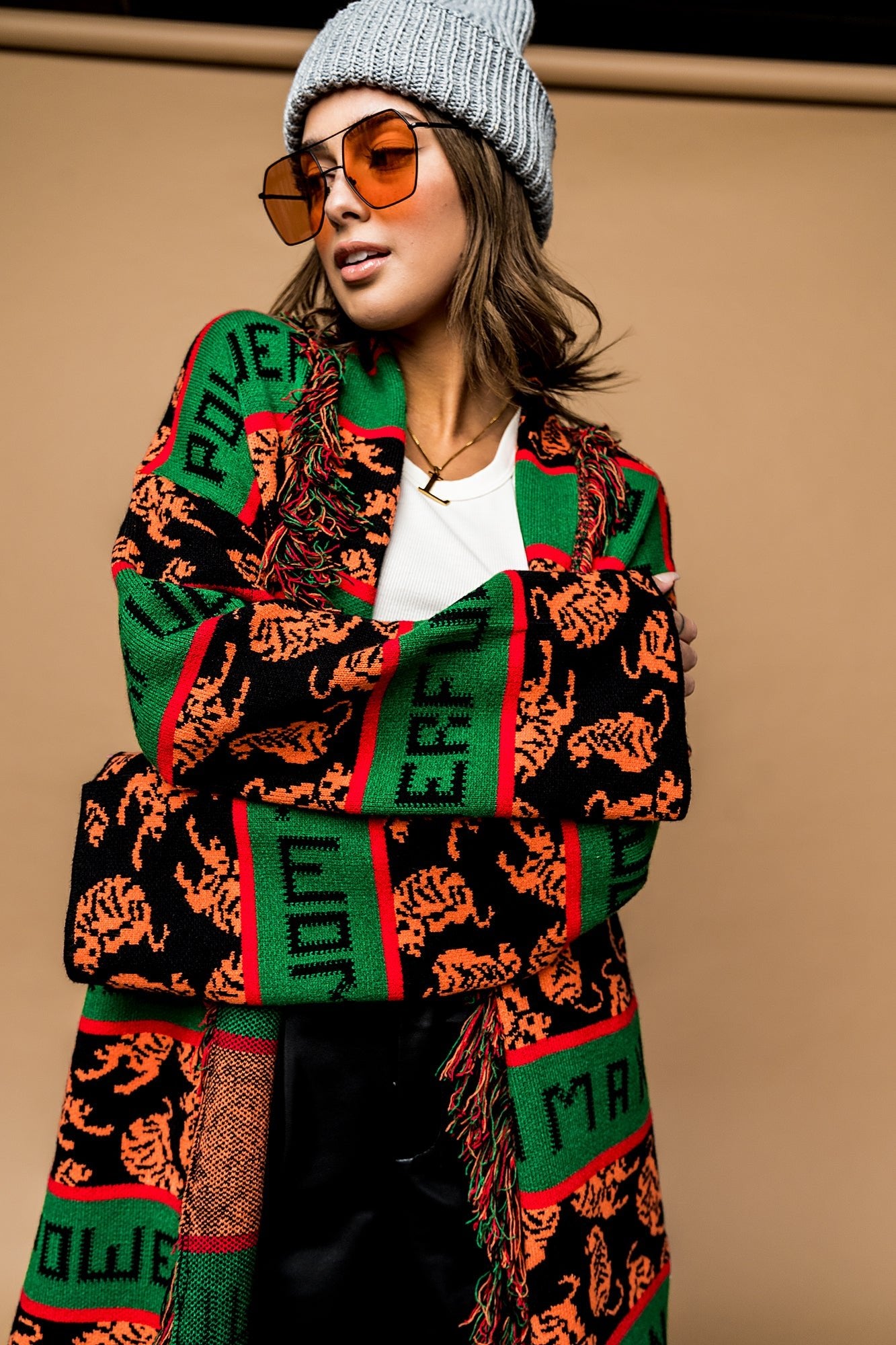 LALA ORIGINAL: Powerful Woman Luxe Fringe Cardigan *RESTOCKING SOON* - Dressed in Lala