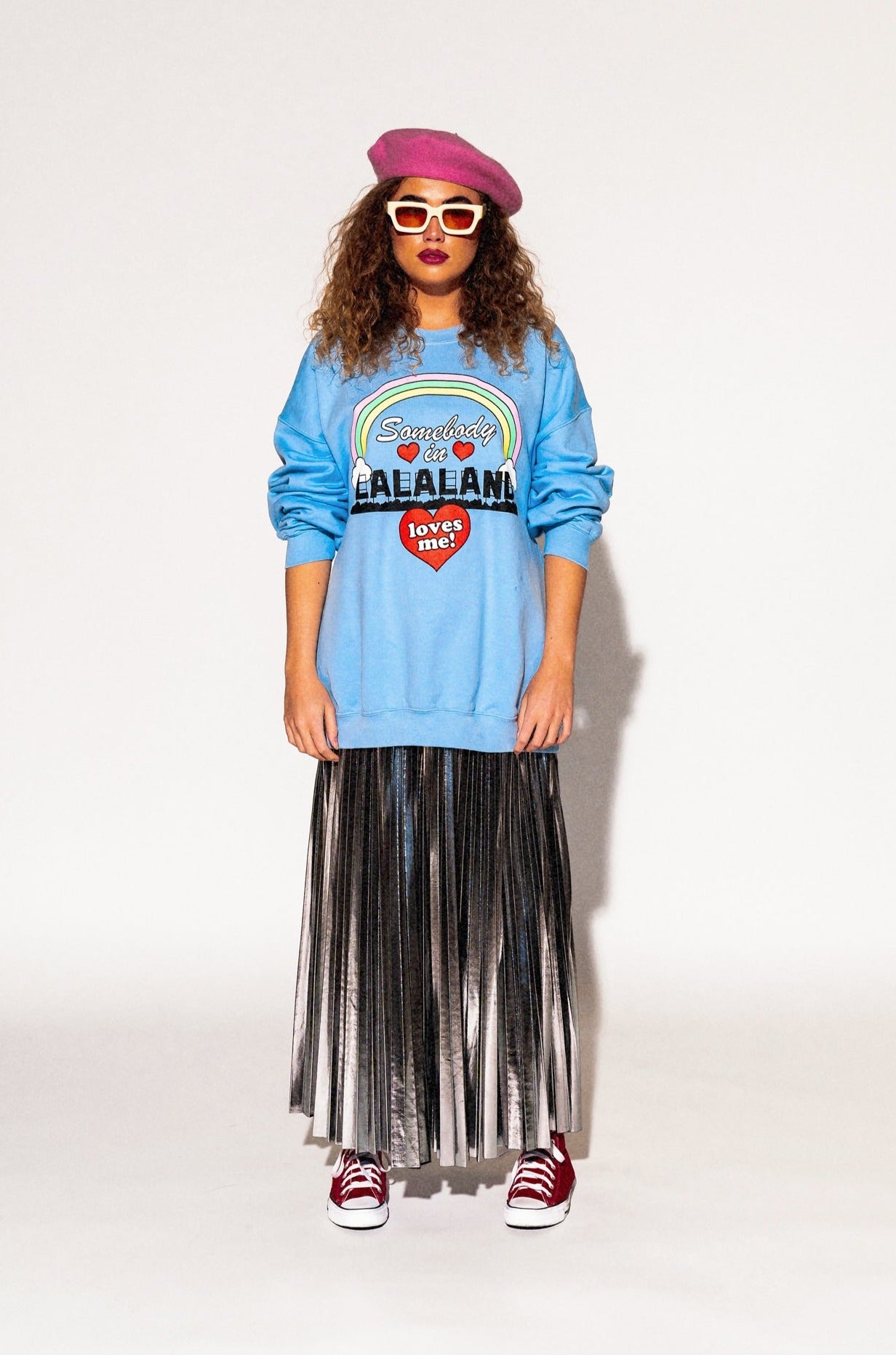 LALA ORIGINAL: Somebody in Lalaland Loves Me Oversized Pullover - Dressed in Lala