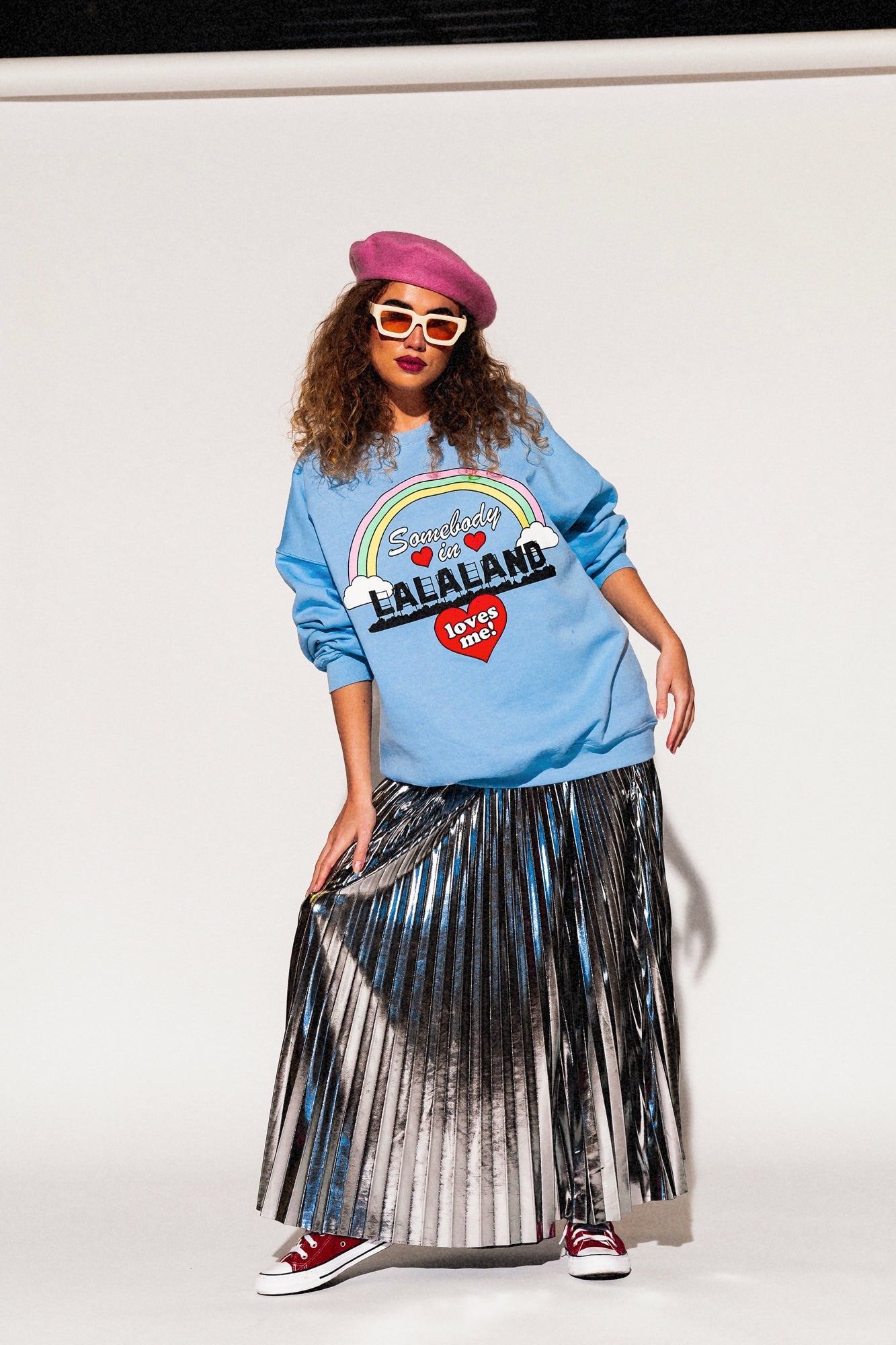 LALA ORIGINAL: Somebody in Lalaland Loves Me Oversized Pullover - Dressed in Lala