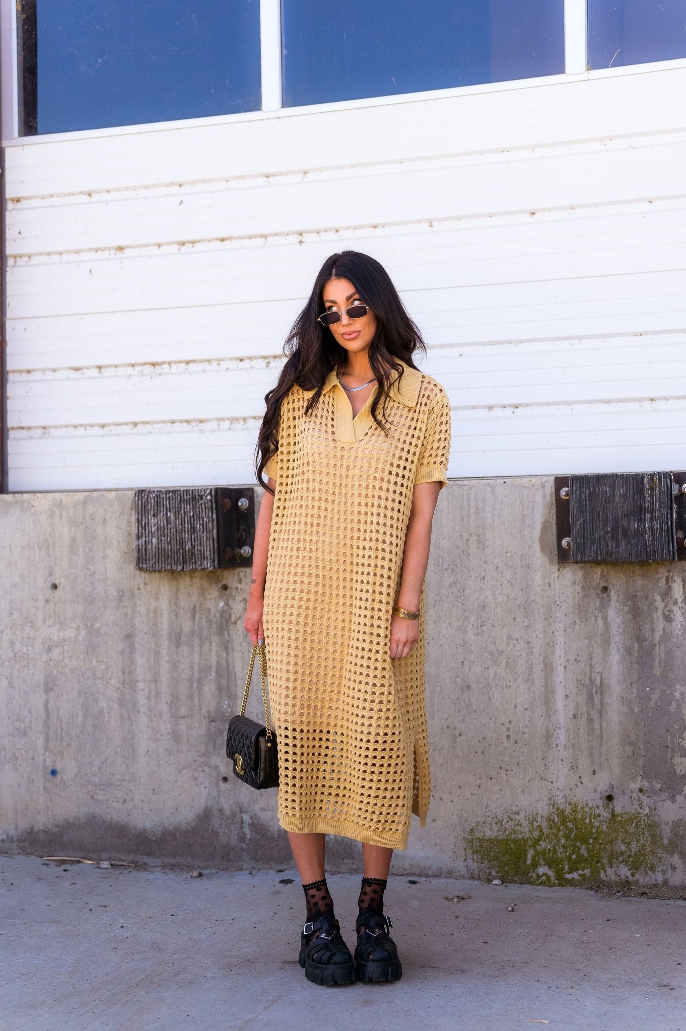 LALA ORIGINAL: Soul Stuff Knit Dress + Slip in Tan *RESTOCKING SOON* - Dressed in Lala