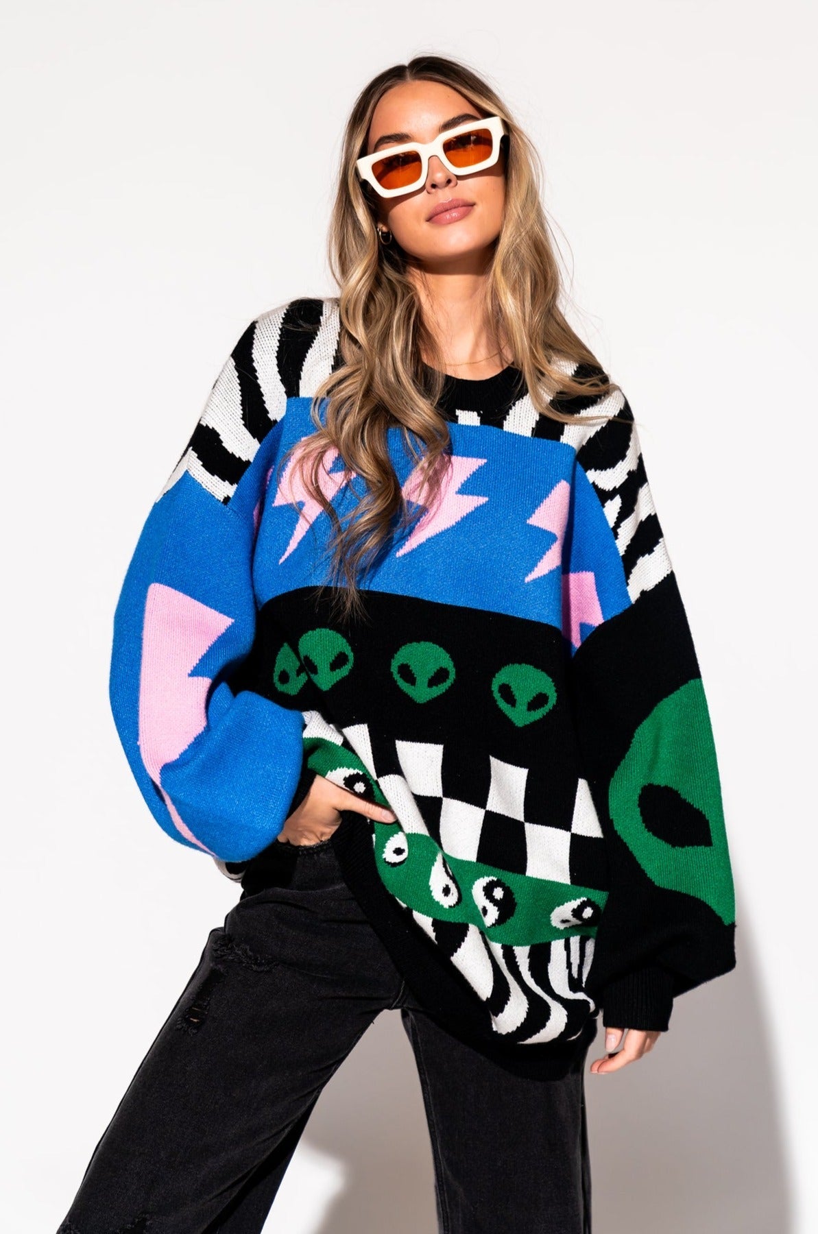 LALA ORIGINAL: Wonderstruck Bubble Sleeve Sweater - Dressed in Lala