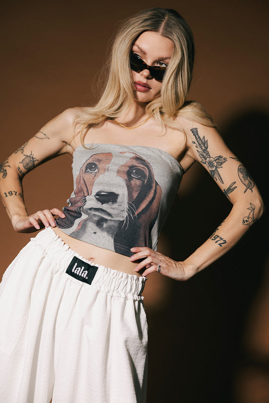 Puppy Dog Eyes Tube Top *PREORDER SHIPS 6/9*