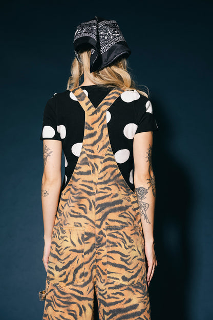 Go Get 'Em Tiger Wide Leg Workwear Overalls