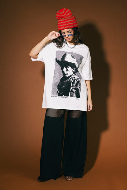 1972 Cowboy Oversized Tee - Dressed in Lala