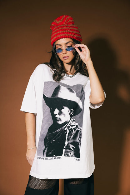 1972 Cowboy Oversized Tee - Dressed in Lala