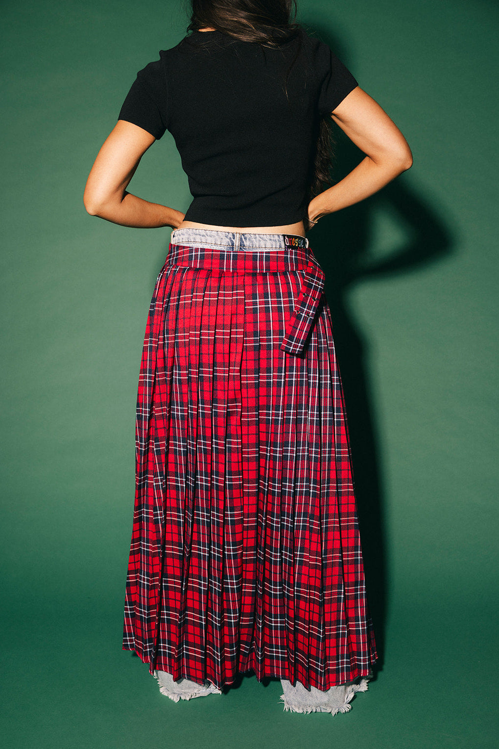 Bad Influence Pleated Skirt Belt