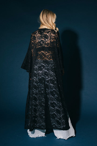 Love Hangover Oversized Tunic in Black