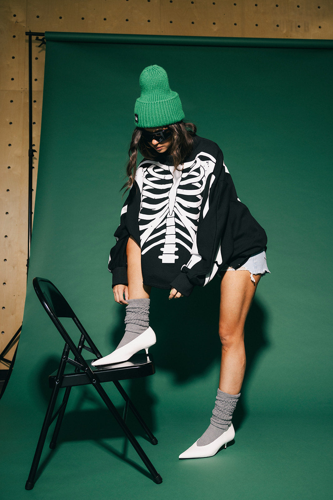 Dead Serious Oversized Mock Neck Pullover