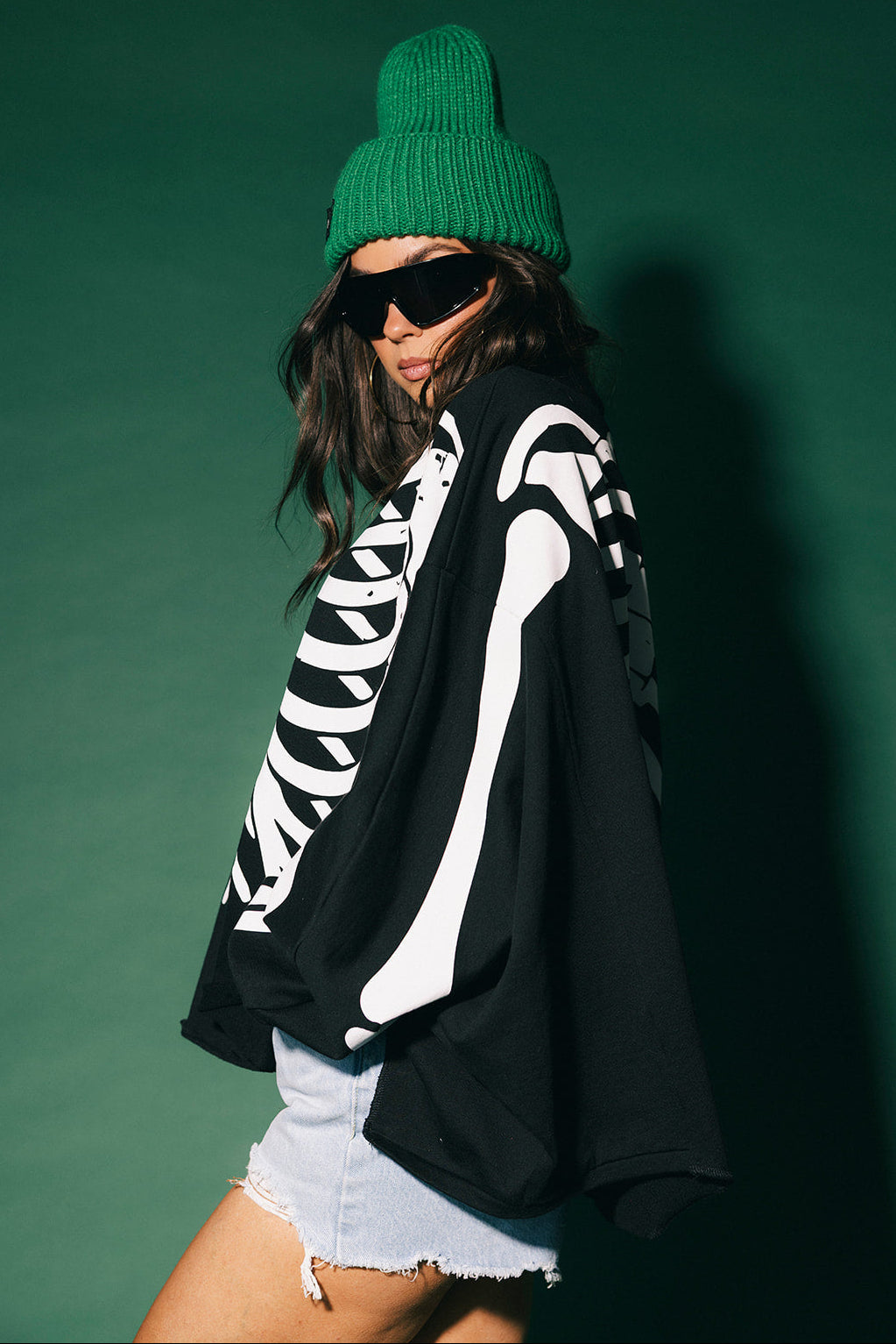 Dead Serious Oversized Mock Neck Pullover