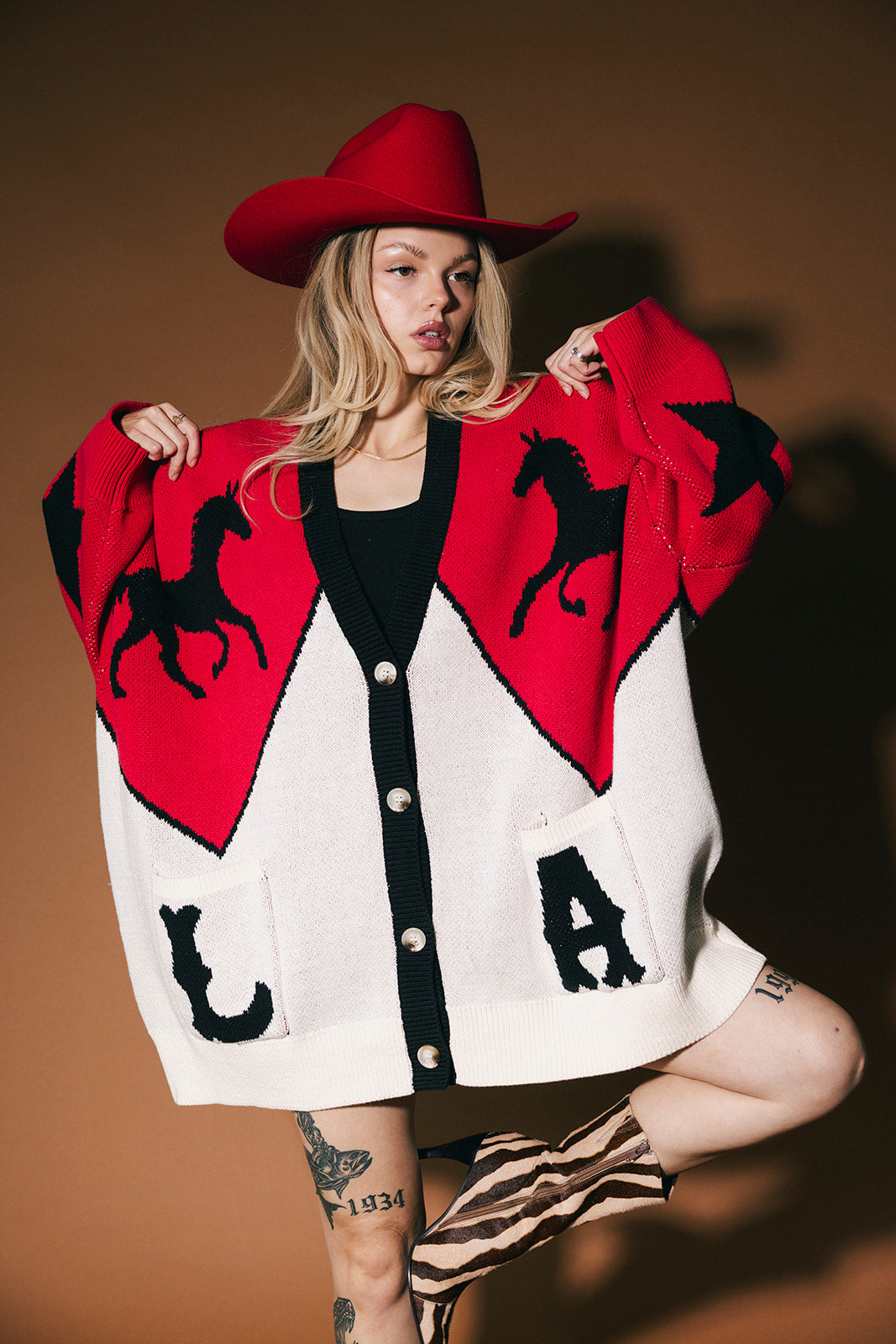Wild Weirdo Oversized Cardigan