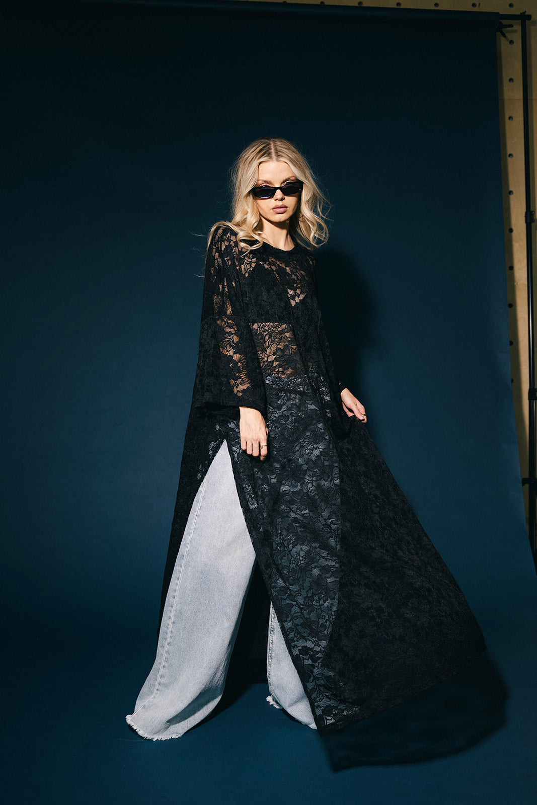 Love Hangover Oversized Tunic in Black