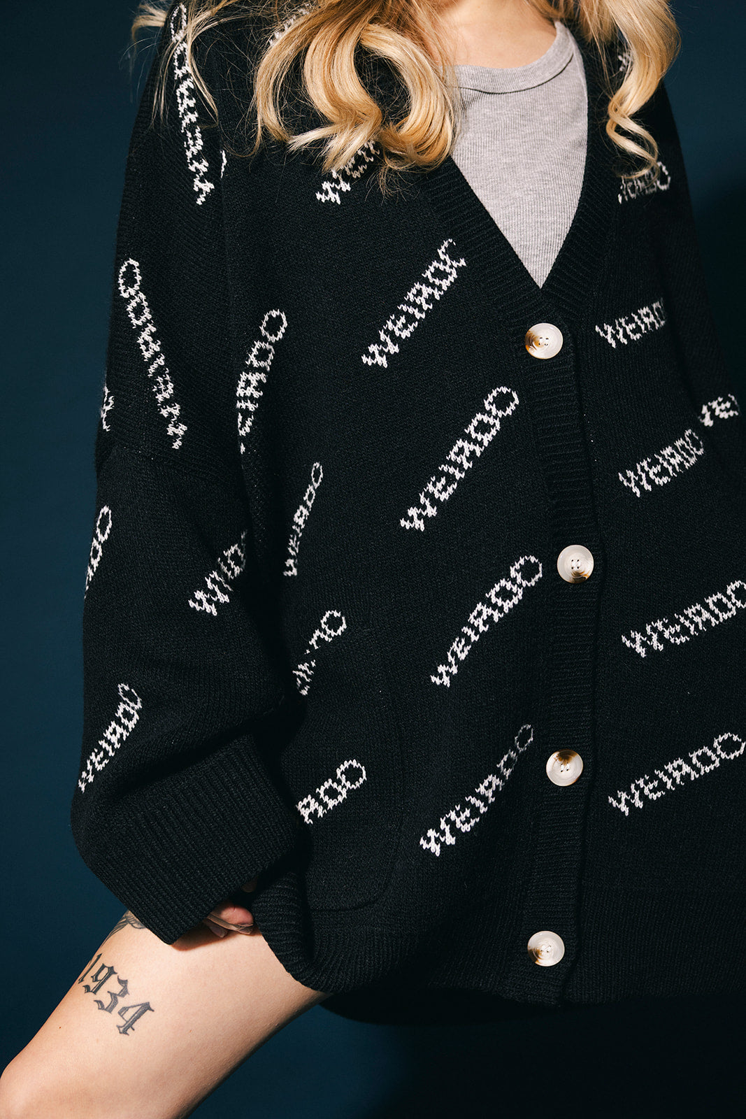 Certified Weirdo Oversized Cardigan