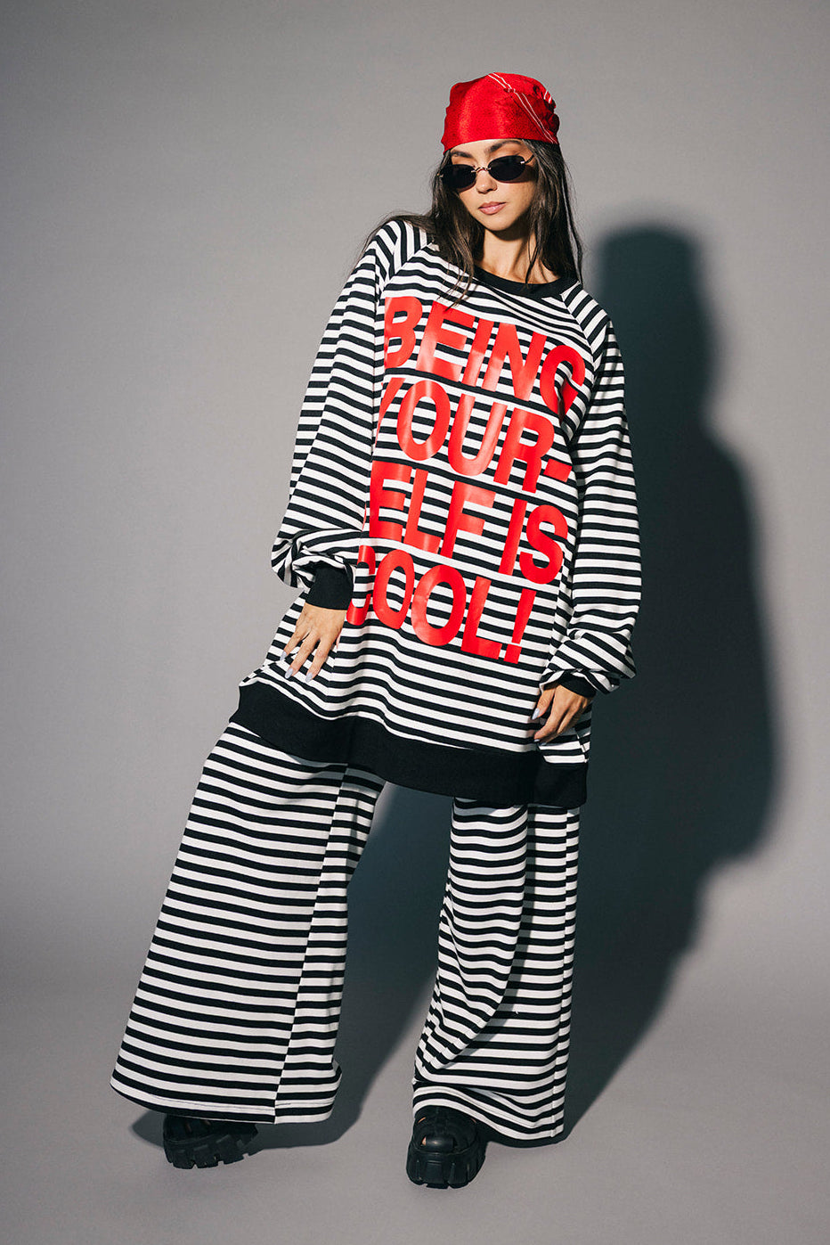 Do No Harm Striped Wide Leg Pants