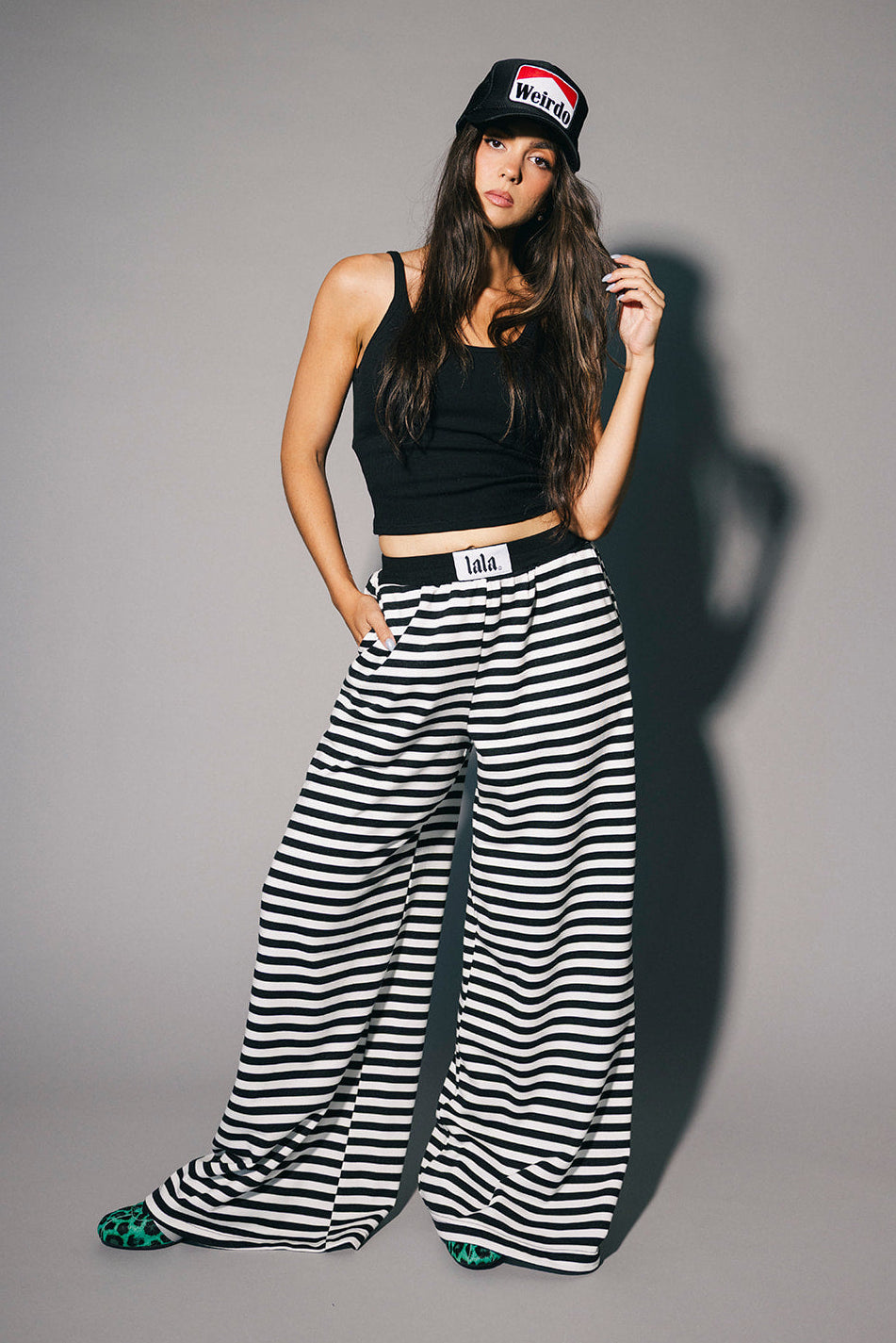 Do No Harm Striped Wide Leg Pants