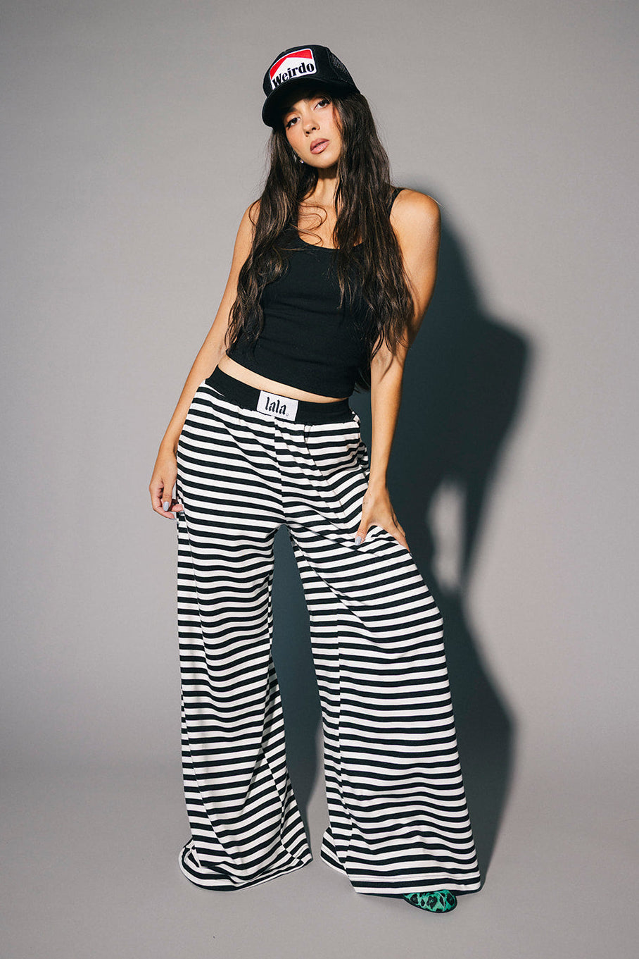Do No Harm Striped Wide Leg Pants