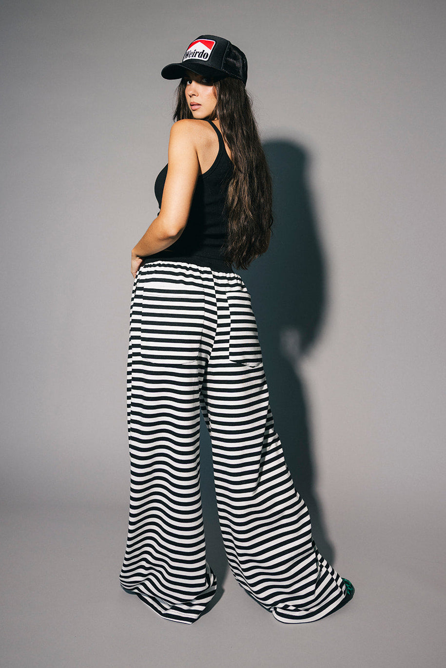 Do No Harm Striped Wide Leg Pants