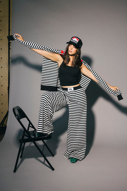 Do No Harm Striped Wide Leg Pants